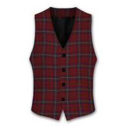 ScotsTee Shop Scottish MacClure Tartan Waistcoat Sleeveless Suit Vest