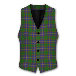 ScotsTee Shop Scottish Strange of Balkaskie SC Tartan Waistcoat Sleeveless Suit Vest