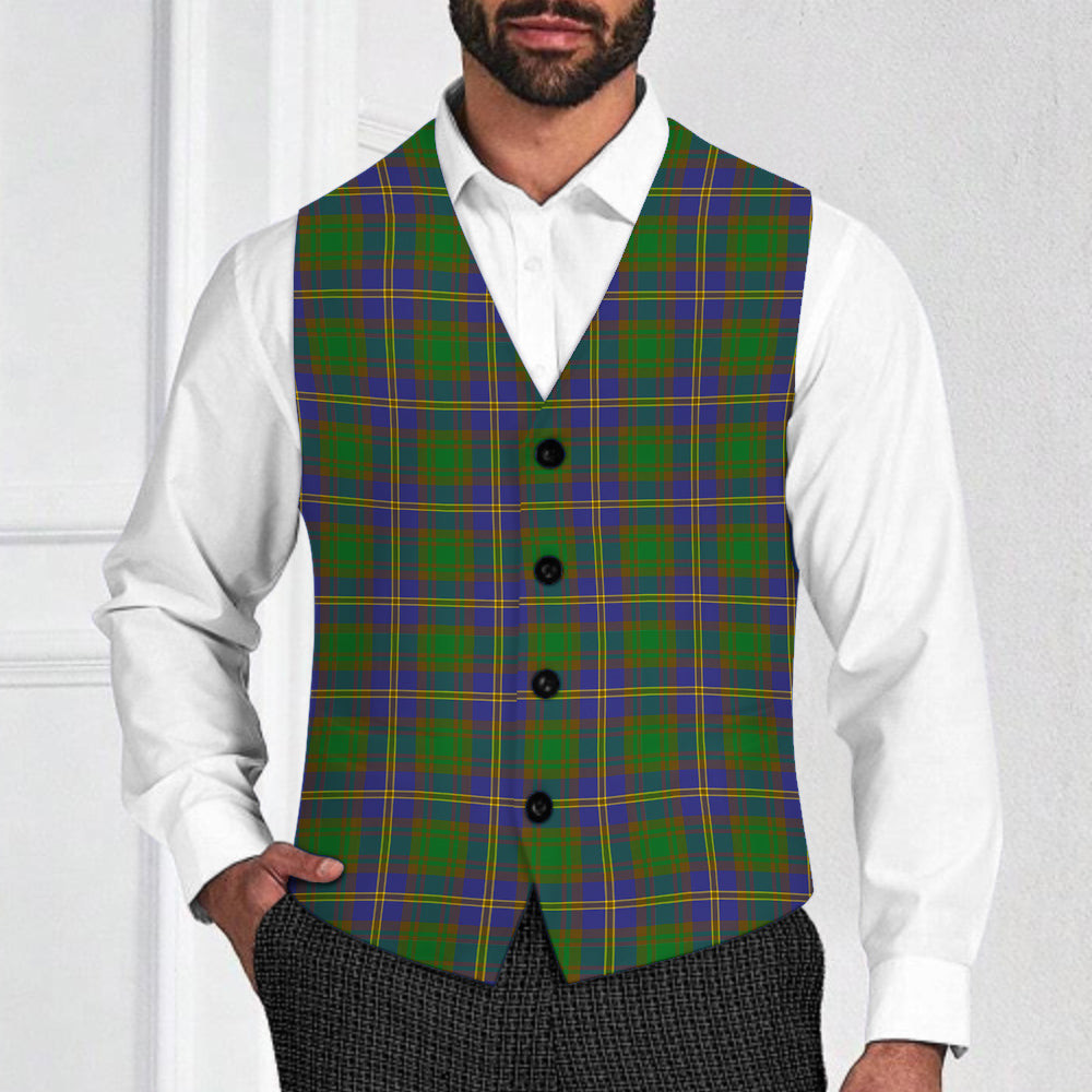 ScotsTee Shop Scottish Strange of Balkaskie SC Tartan Waistcoat Sleeveless Suit Vest