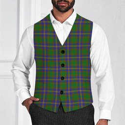 ScotsTee Shop Scottish Strange of Balkaskie SC Tartan Waistcoat Sleeveless Suit Vest