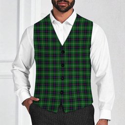 ScotsTee Shop Scottish MacDonald of The Isles Tartan Waistcoat Sleeveless Suit Vest
