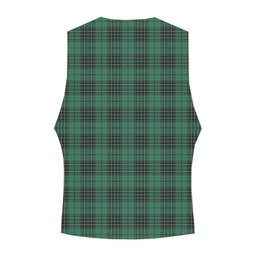 ScotsTee Shop Scottish McLean Hunting Ancient Tartan Waistcoat Sleeveless Suit Vest