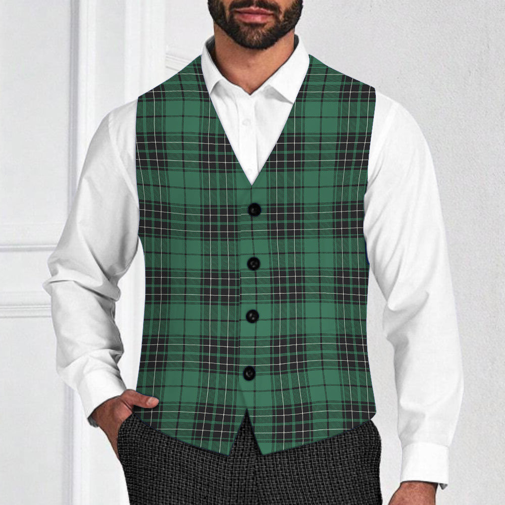 ScotsTee Shop Scottish McLean Hunting Ancient Tartan Waistcoat Sleeveless Suit Vest