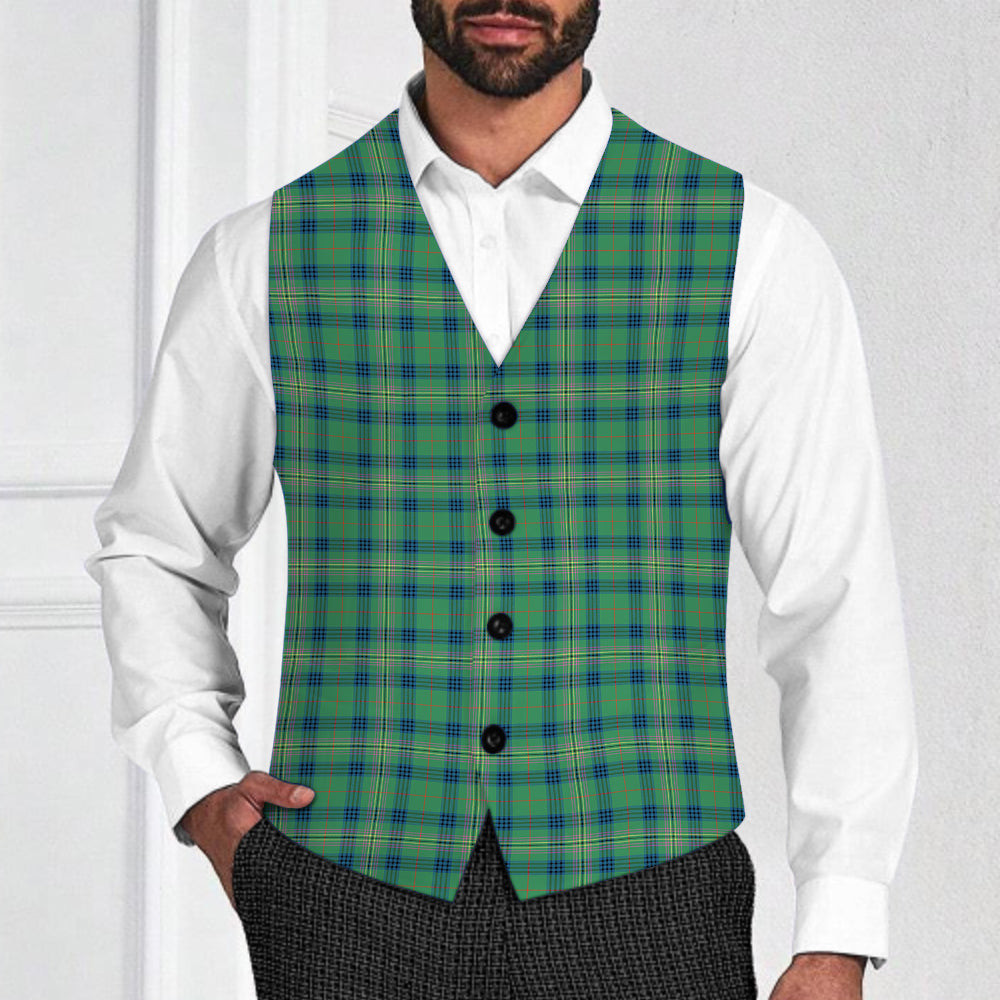 ScotsTee Shop Scottish Kennedy Ancient Tartan Waistcoat Sleeveless Suit Vest