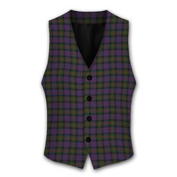 ScotsTee Shop Scottish McDonell of Glengarry Tartan Waistcoat Sleeveless Suit Vest