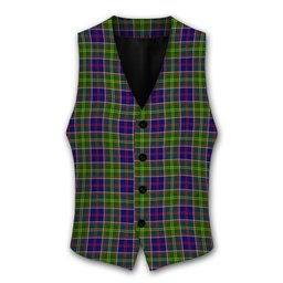 ScotsTee Shop Scottish Whitefoord Tartan Waistcoat Sleeveless Suit Vest
