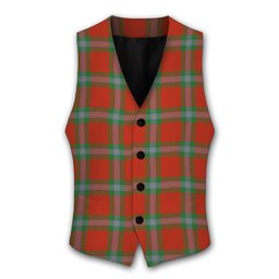 ScotsTee Shop Scottish MacLaine of Loch Buie Ancient Tartan Waistcoat Sleeveless Suit Vest