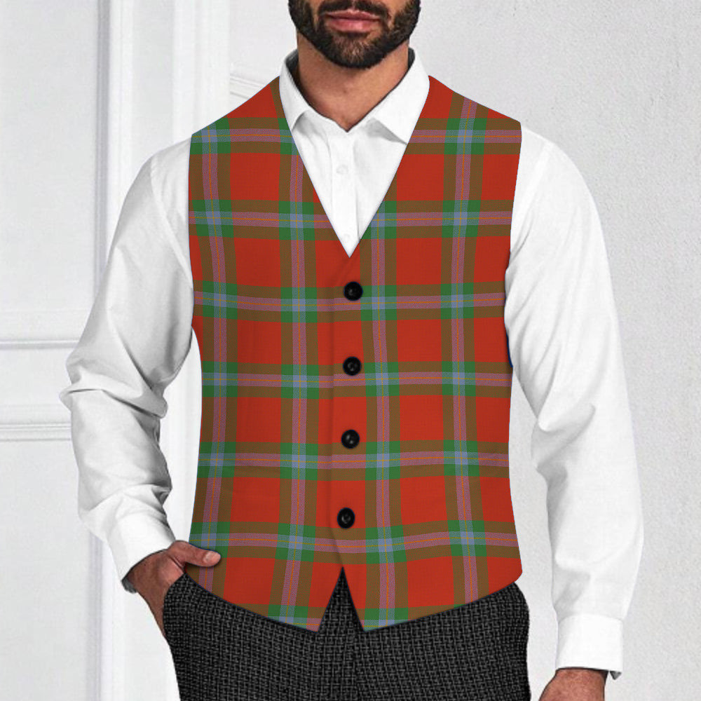 ScotsTee Shop Scottish MacLaine of Loch Buie Ancient Tartan Waistcoat Sleeveless Suit Vest