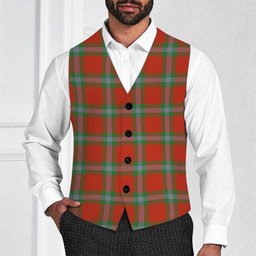 ScotsTee Shop Scottish MacLaine of Loch Buie Ancient Tartan Waistcoat Sleeveless Suit Vest