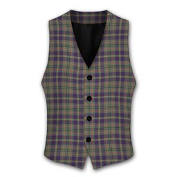 ScotsTee Shop Scottish Taylor Weathered Tartan Waistcoat Sleeveless Suit Vest