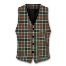ScotsTee Shop Scottish Thompson Hunting Modern Tartan Waistcoat Sleeveless Suit Vest