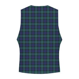 ScotsTee Shop Scottish Thomson Modern Tartan Waistcoat Sleeveless Suit Vest