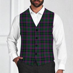 ScotsTee Shop Scottish MacLachlan Hunting Tartan Waistcoat Sleeveless Suit Vest