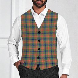 ScotsTee Shop Scottish Wilson Ancient Tartan Waistcoat Sleeveless Suit Vest