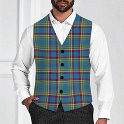ScotsTee Shop Scottish Yukon Tartan Waistcoat Sleeveless Suit Vest