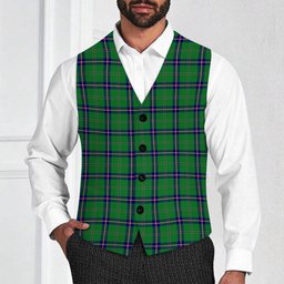 ScotsTee Shop Scottish Washington State Tartan Waistcoat Sleeveless Suit Vest