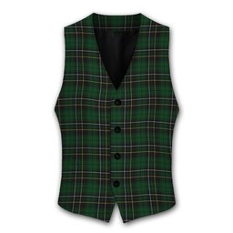 ScotsTee Shop Scottish MacAlpin Tartan Waistcoat Sleeveless Suit Vest