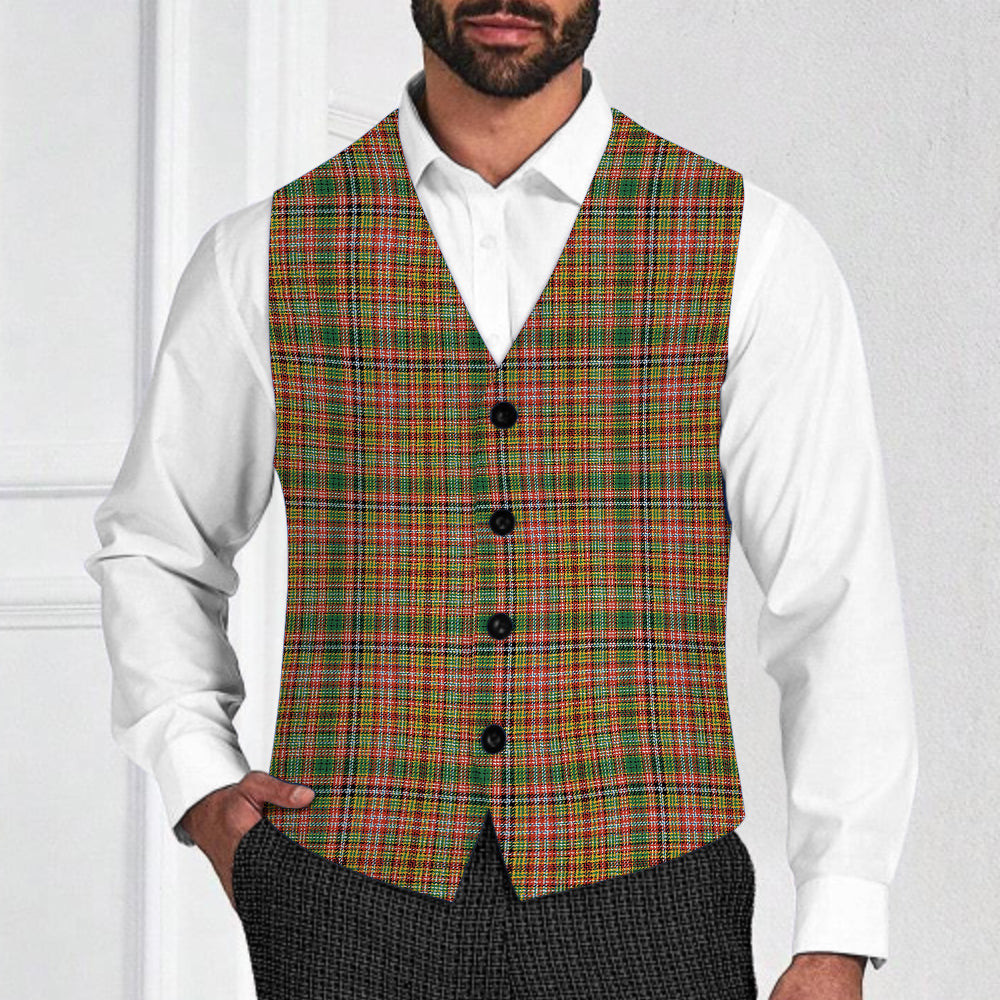 ScotsTee Shop Scottish Ogilvie (Ogilvy) of Strathallan Ancient Tartan Waistcoat Sleeveless Suit Vest