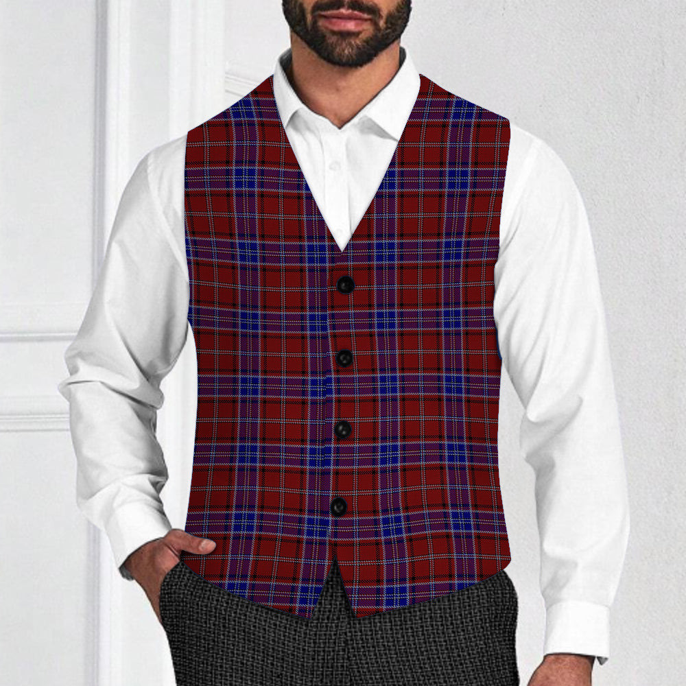 ScotsTee Shop Scottish Hudson Tartan Waistcoat Sleeveless Suit Vest