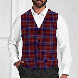 ScotsTee Shop Scottish Hudson Tartan Waistcoat Sleeveless Suit Vest