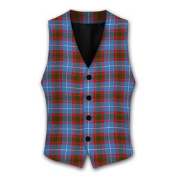 ScotsTee Shop Scottish Skirving Tartan Waistcoat Sleeveless Suit Vest