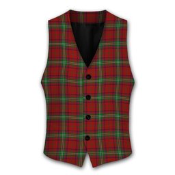 ScotsTee Shop Scottish Seton Tartan Waistcoat Sleeveless Suit Vest