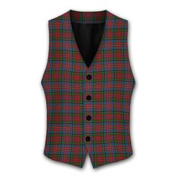 ScotsTee Shop Scottish Kidd Tartan Waistcoat Sleeveless Suit Vest