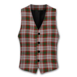 ScotsTee Shop Scottish Lindsay Dress Red Tartan Waistcoat Sleeveless Suit Vest