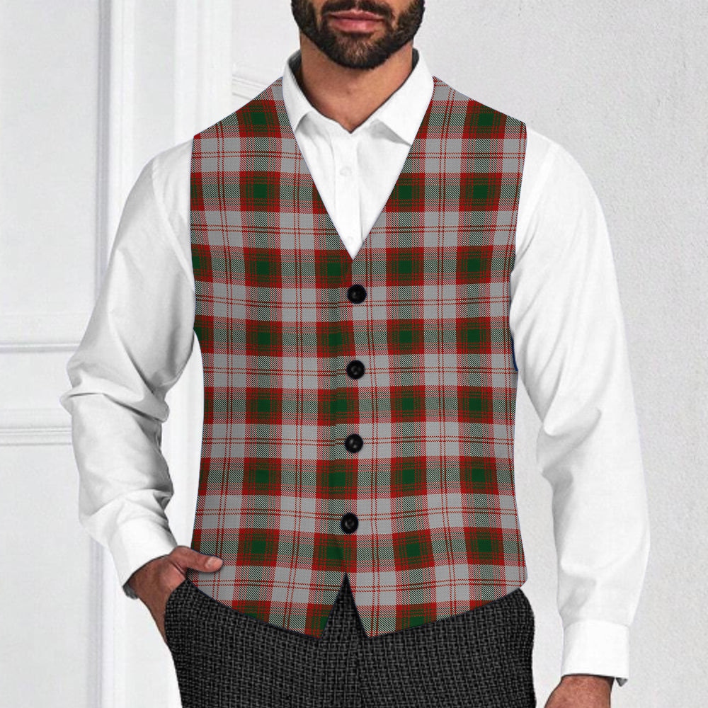 ScotsTee Shop Scottish Lindsay Dress Red Tartan Waistcoat Sleeveless Suit Vest