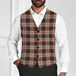 ScotsTee Shop Scottish Lindsay Dress Red Tartan Waistcoat Sleeveless Suit Vest