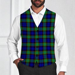 ScotsTee Shop Scottish Semple Modern Tartan Waistcoat Sleeveless Suit Vest