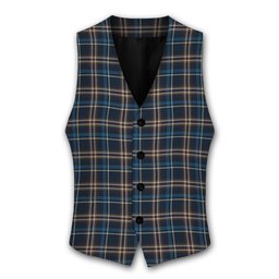 ScotsTee Shop Scottish Outlander Vehicles Tartan Waistcoat Sleeveless Suit Vest