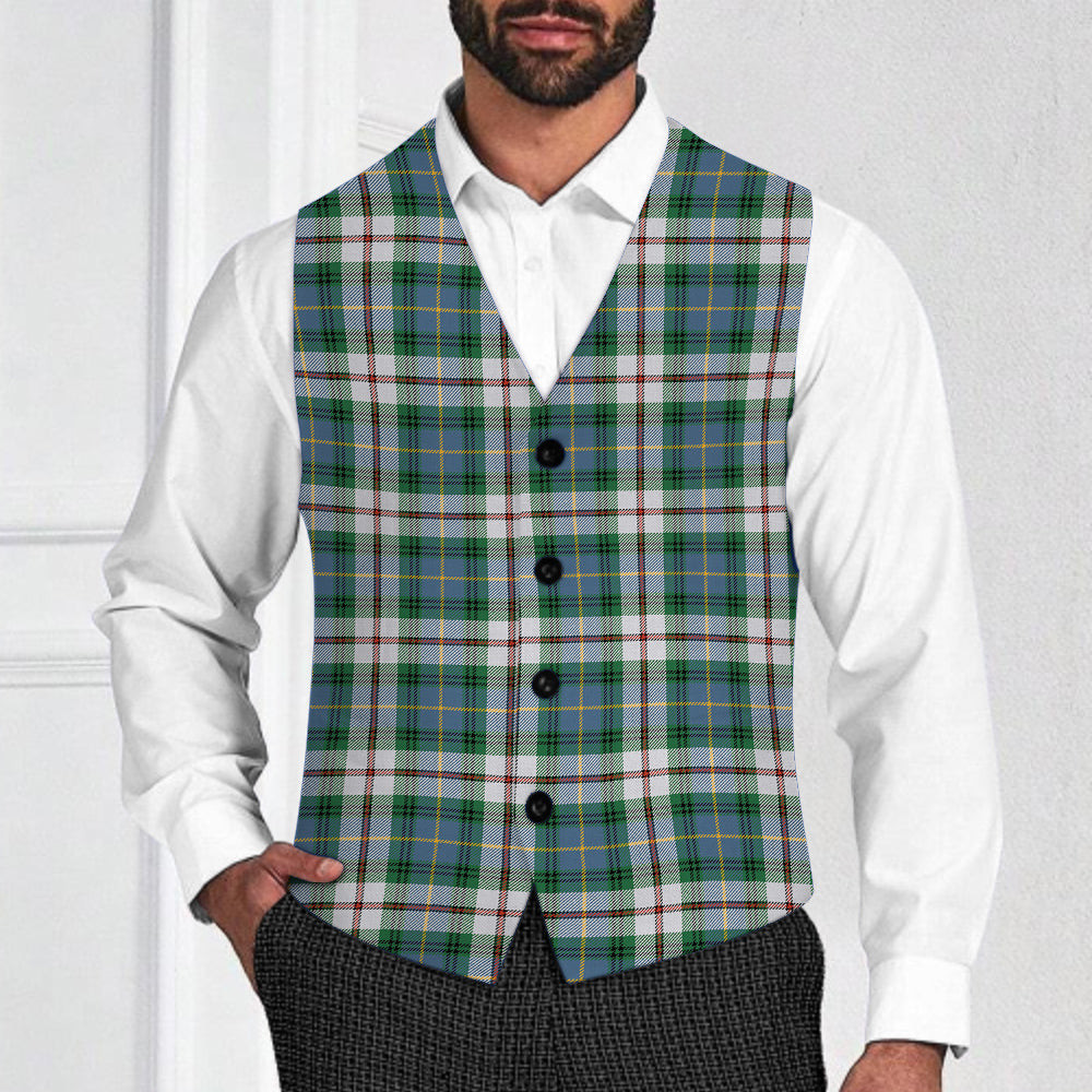 ScotsTee Shop Scottish MacLeod Of Californian Ancient Tartan Waistcoat Sleeveless Suit Vest
