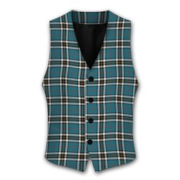 ScotsTee Shop Scottish MacTavish Dress Ancient Tartan Waistcoat Sleeveless Suit Vest