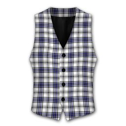ScotsTee Shop Scottish Hannay SC Tartan Waistcoat Sleeveless Suit Vest