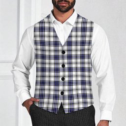 ScotsTee Shop Scottish Hannay SC Tartan Waistcoat Sleeveless Suit Vest