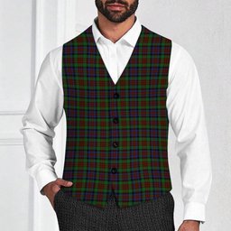 ScotsTee Shop Scottish McDuff Hunting Tartan Waistcoat Sleeveless Suit Vest