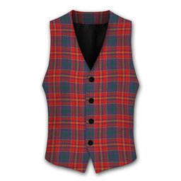 ScotsTee Shop Scottish Pitcairn Heritage Modern Tartan Waistcoat Sleeveless Suit Vest