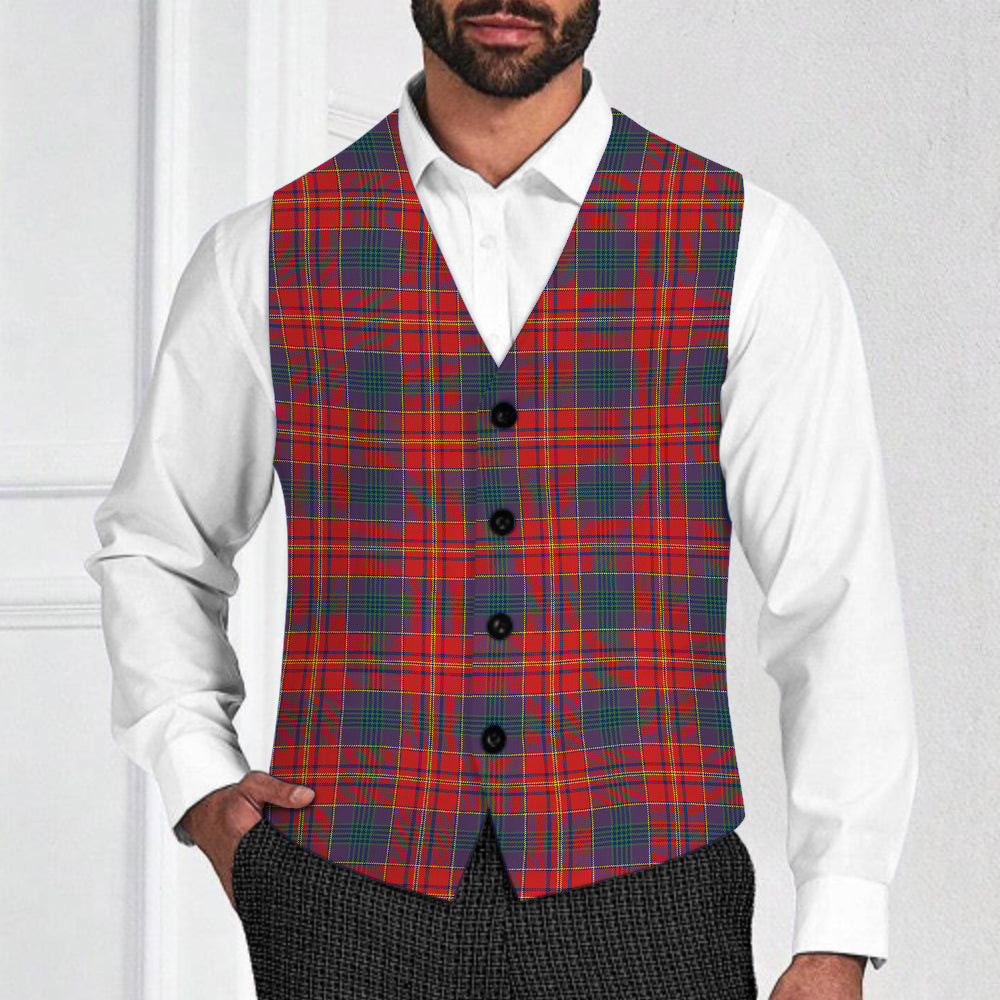 ScotsTee Shop Scottish Pitcairn Heritage Modern Tartan Waistcoat Sleeveless Suit Vest
