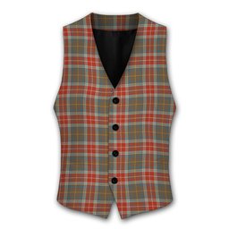 ScotsTee Shop Scottish Muirhead Hunting Ancient Tartan Waistcoat Sleeveless Suit Vest