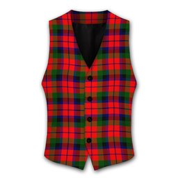 ScotsTee Shop Scottish MacCracken Modern Tartan Waistcoat Sleeveless Suit Vest