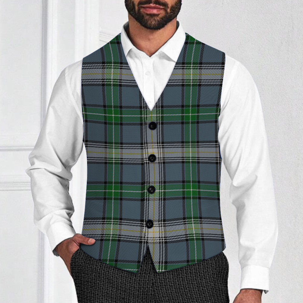 ScotsTee Shop Scottish McDowall Tartan Waistcoat Sleeveless Suit Vest
