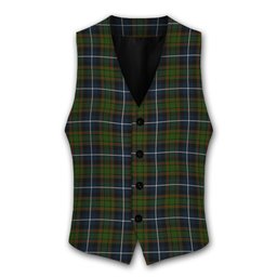 ScotsTee Shop Scottish McRae Hunting Tartan Waistcoat Sleeveless Suit Vest