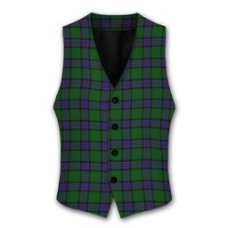 ScotsTee Shop Scottish Sinclair Hunting VS Tartan Waistcoat Sleeveless Suit Vest