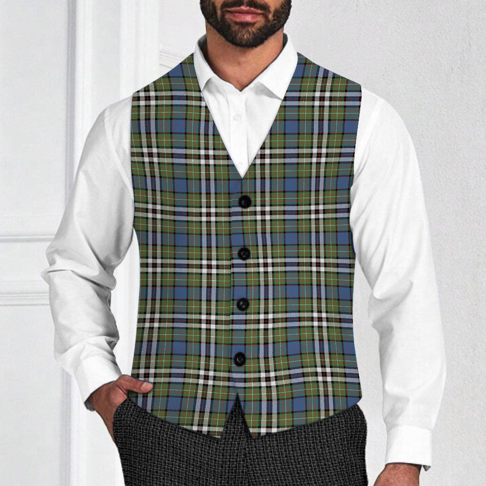 ScotsTee Shop Scottish MacDonell of Glengarry Dress Ancient Tartan Waistcoat Sleeveless Suit Vest