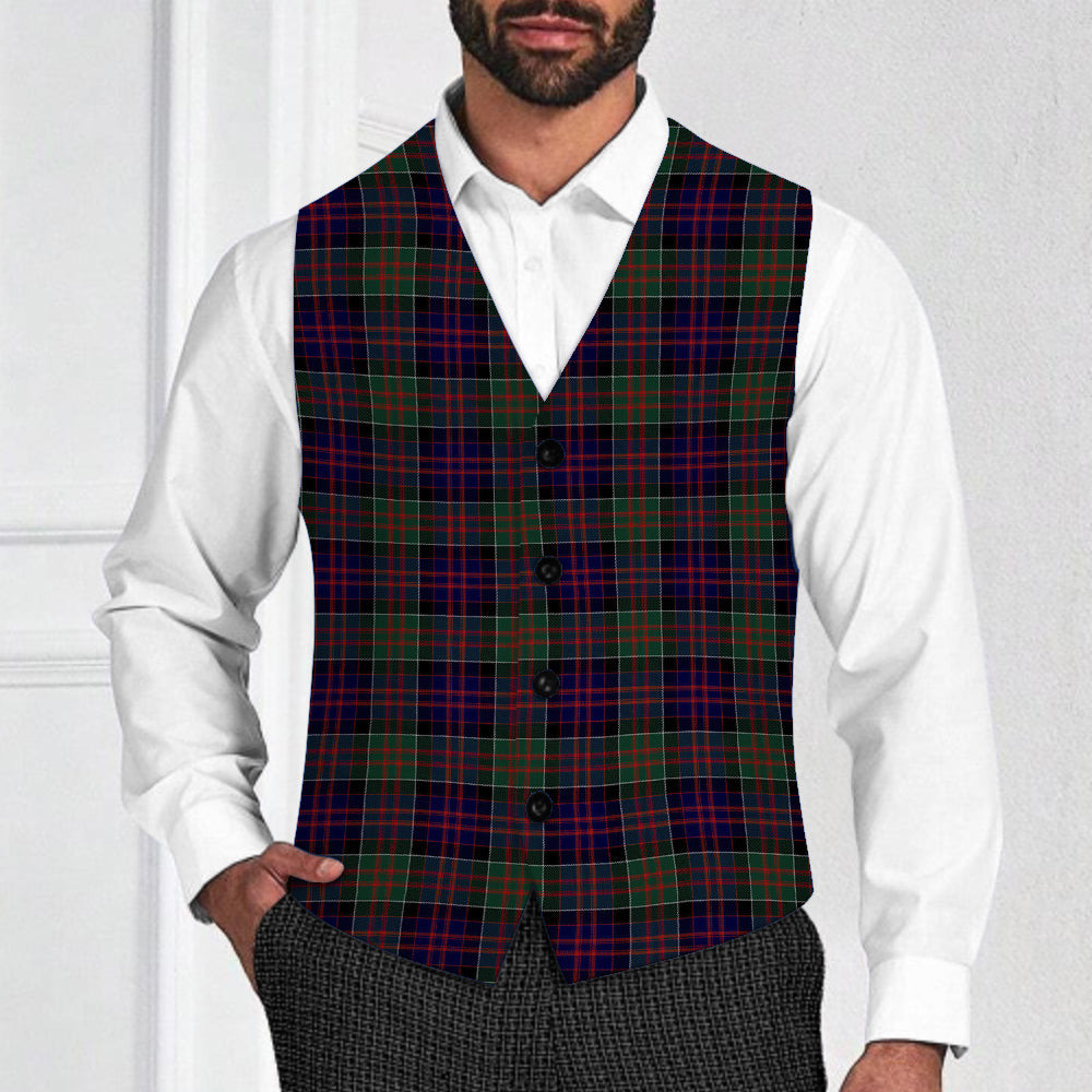 ScotsTee Shop Scottish MacDonald of Clanranald Tartan Waistcoat Sleeveless Suit Vest