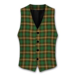 ScotsTee Shop Scottish McShane Tartan Waistcoat Sleeveless Suit Vest