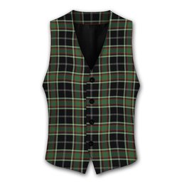 ScotsTee Shop Scottish Webster Modern Tartan Waistcoat Sleeveless Suit Vest
