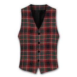 ScotsTee Shop Scottish Innes of Cowie Modern Tartan Waistcoat Sleeveless Suit Vest