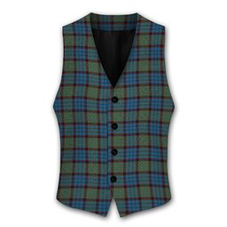 ScotsTee Shop Scottish McNicol Hunting Tartan Waistcoat Sleeveless Suit Vest
